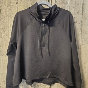 Avia Black Crop Hoodie